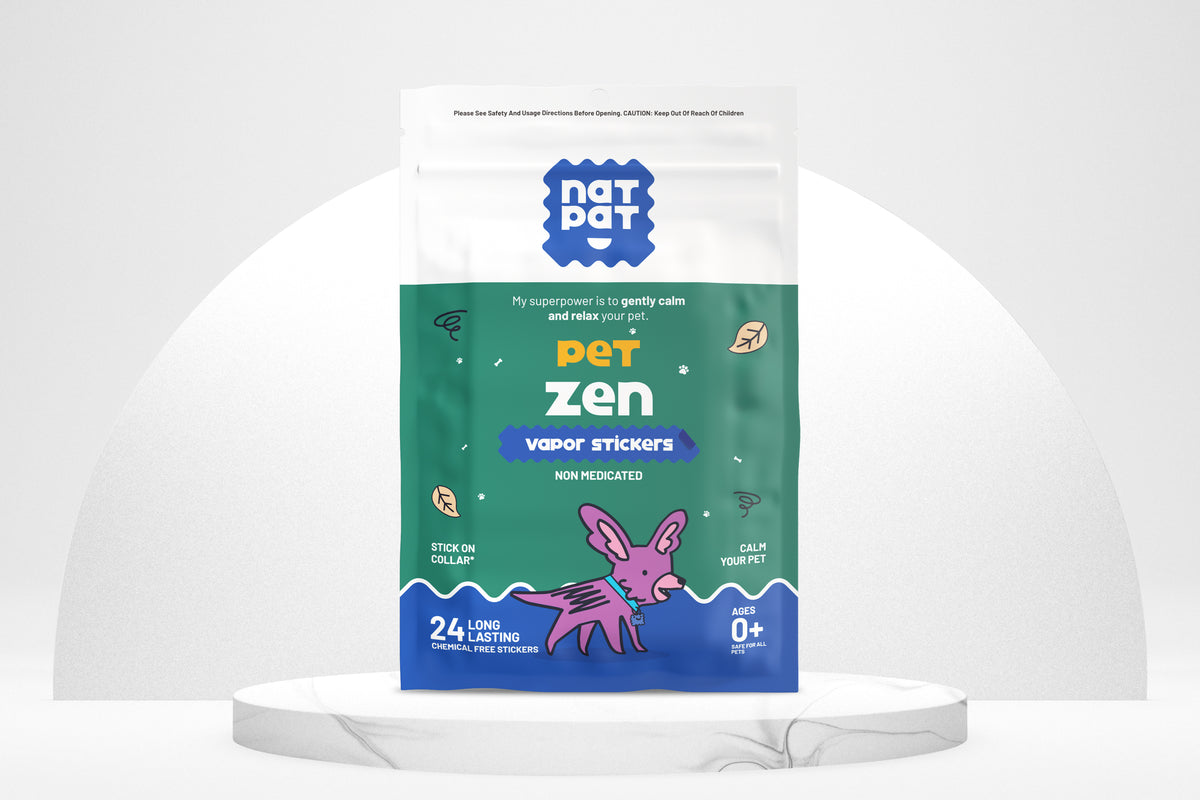 Pet Zen Vapor Stickers – Dog Stress Relief