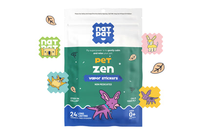 Pet Zen Vapor Stickers – Dog Stress Relief