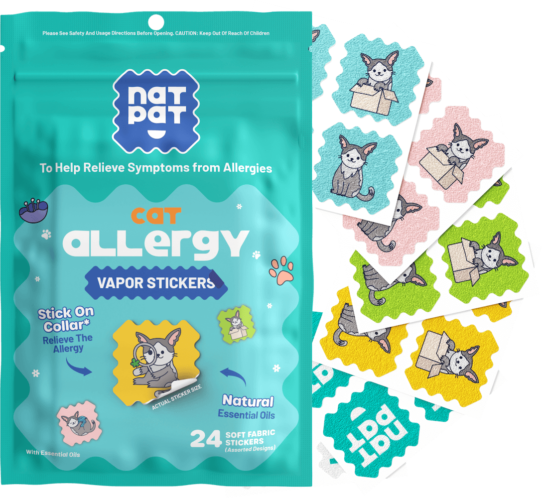 Cat Allergy Relief Vapor Stickers