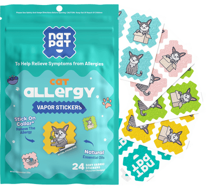 Cat Allergy Relief Vapor Stickers