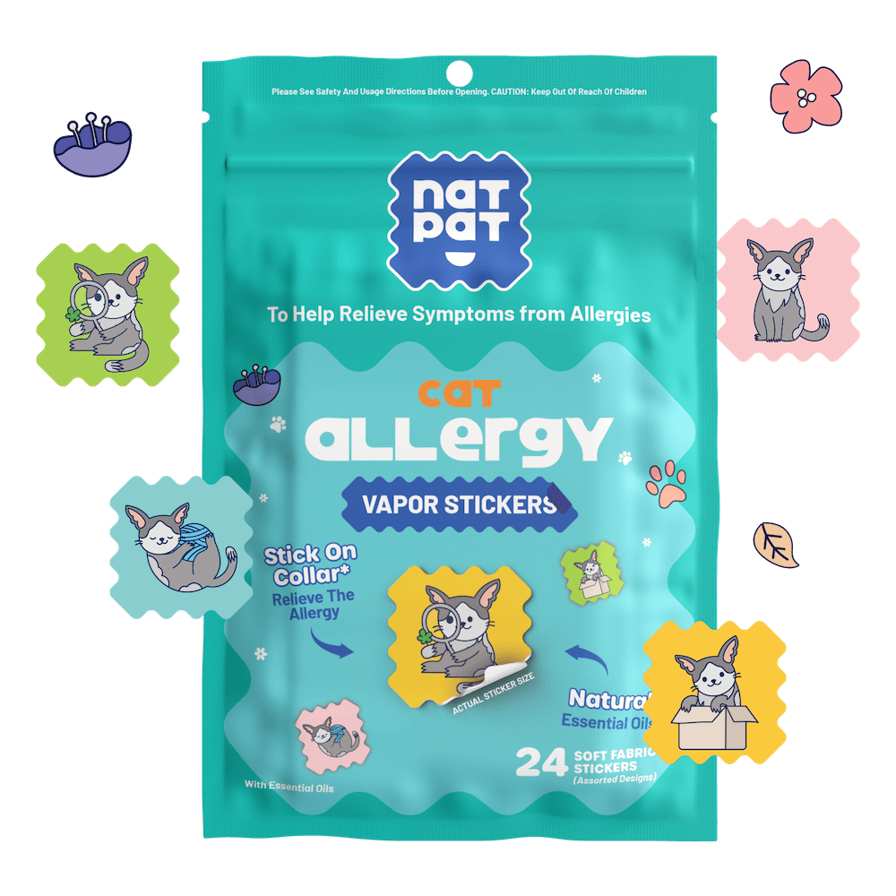 Cat Allergy Relief Vapor Stickers