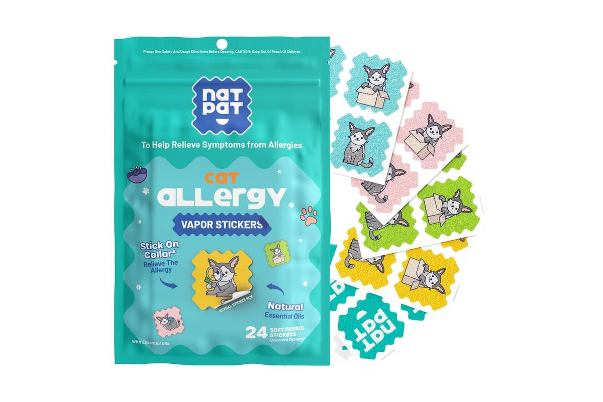 Cat Allergy Relief Vapor Stickers