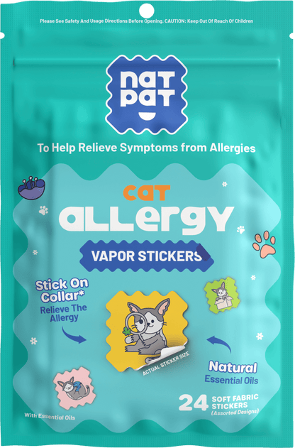 Cat Allergy Relief Vapor Stickers