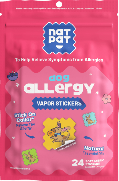 Dog Allergy Relief Vapor Stickers