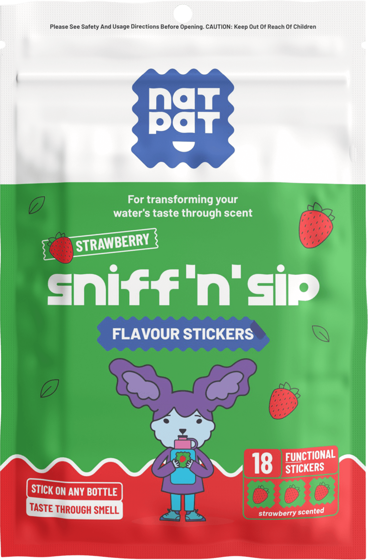 Sniff 'n' Sip Flavour Stickers
