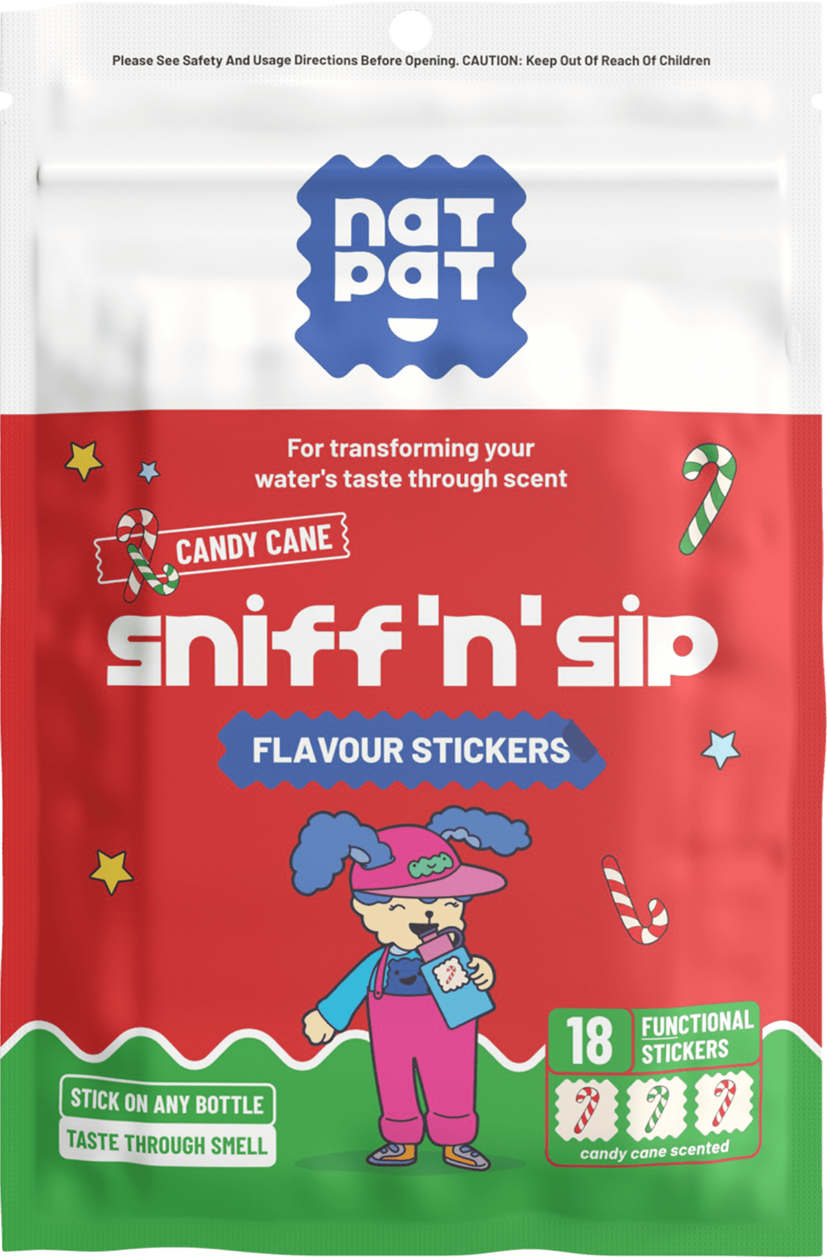 Sniff 'n' Sip Flavour Stickers