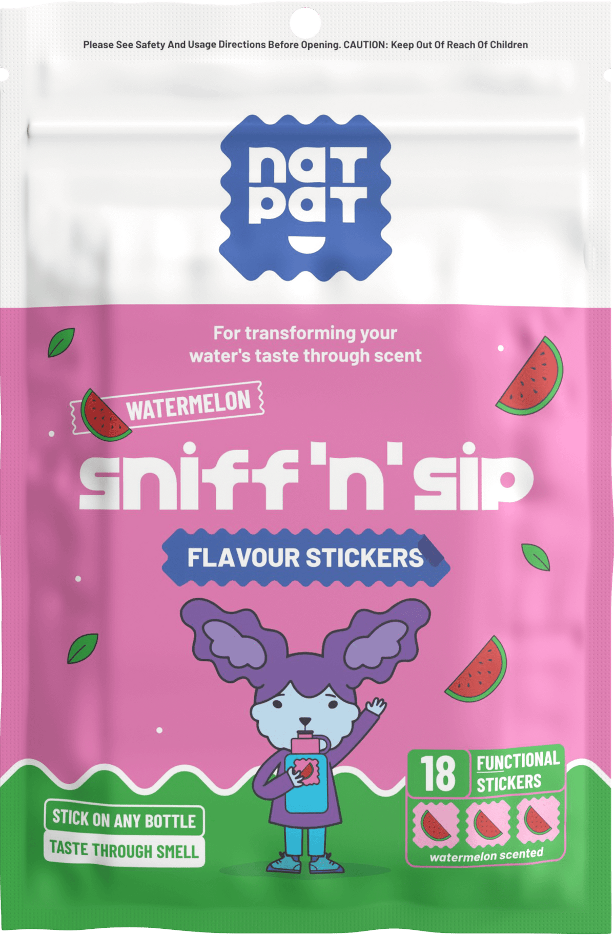 Sniff 'n' Sip Flavour Stickers